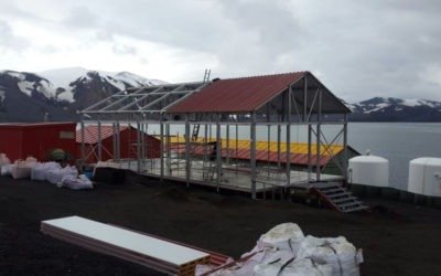Reaching Antarctica with our modular warehouse