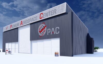 Hangar Expansion In Burns Flat, Oklahoma USA