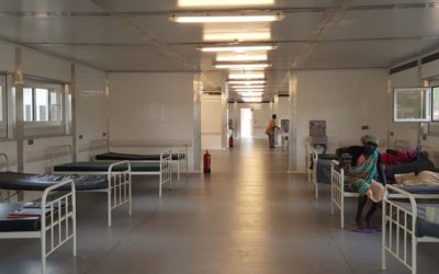 Modulares Krankenhaus mit Gaptek-Strukturen im Südsudan