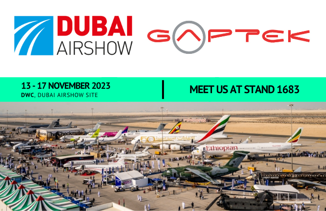 GAPTEK exposera au salon aéronautique de Dubaï du 13 au 17 novembre 2023