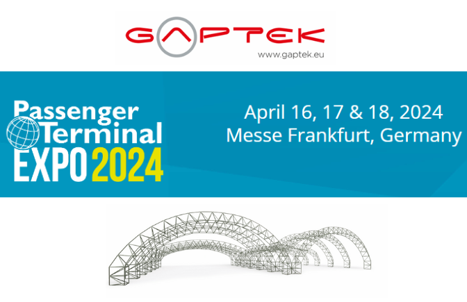 Gaptek sera présent au Passenger Terminal Expo Frankfurt 2024