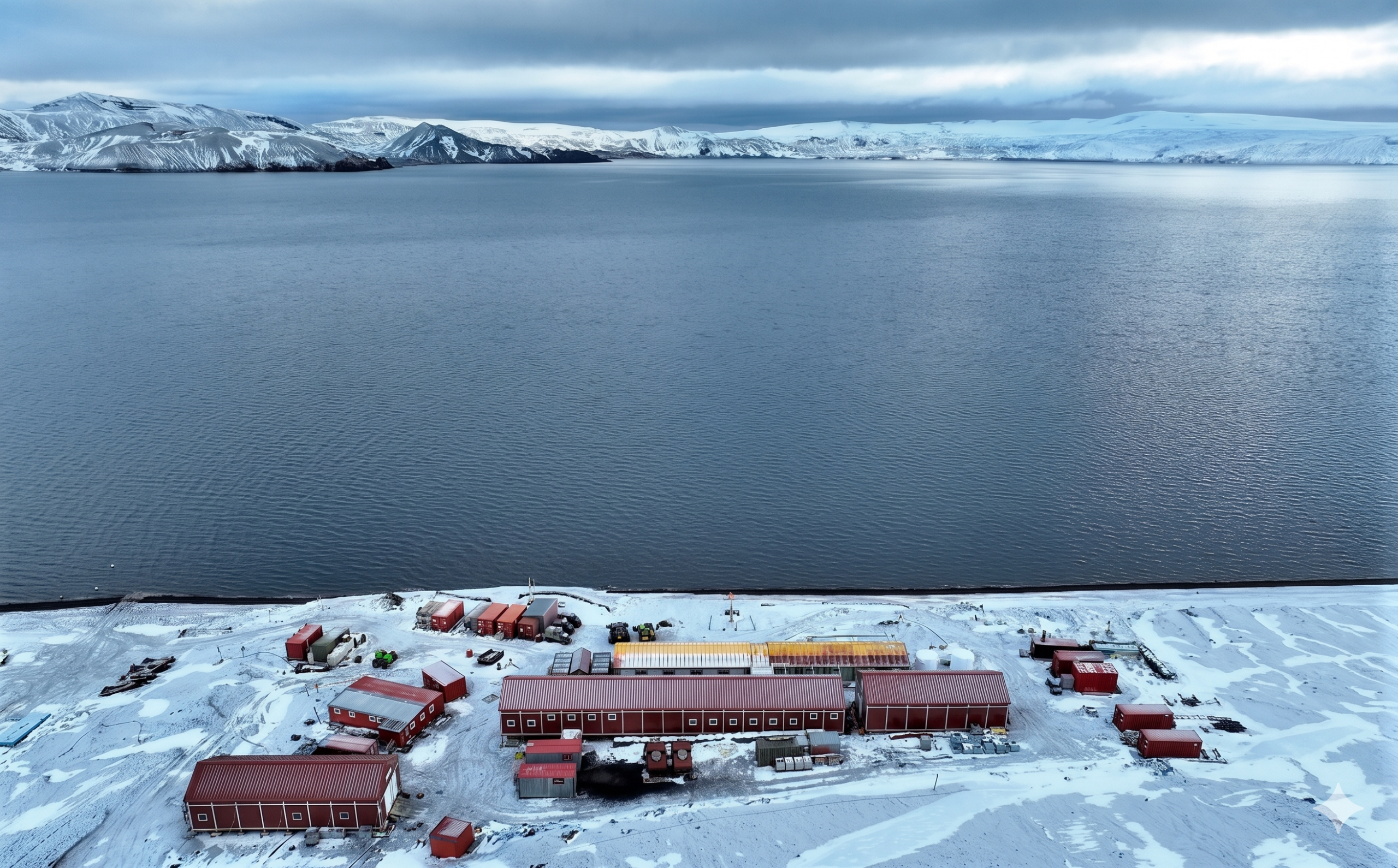 Gaptek industrialized aluminum building at Gabriel de Castilla Antarctic Research Station